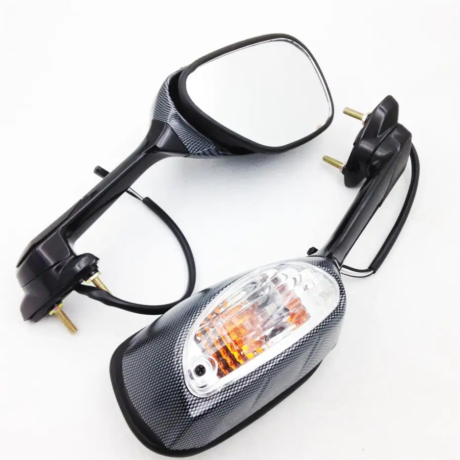 

LED Turn Signals Light Rearview Mirrors For 2006-2011 07 08 09 10 Suzuki GSXR GSX-R 600 750 1000 K5 K6 K7 K9 Motorcycle Bike