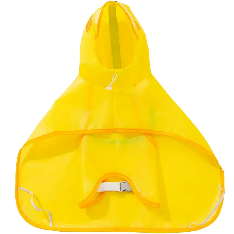 Pet Dog Duck Shape Rainwear Raincoat Puppy Pet Hooded Waterproof Jacket Clothes Soft PVC Small Dogs Raincoat Puppy Rain Poncho