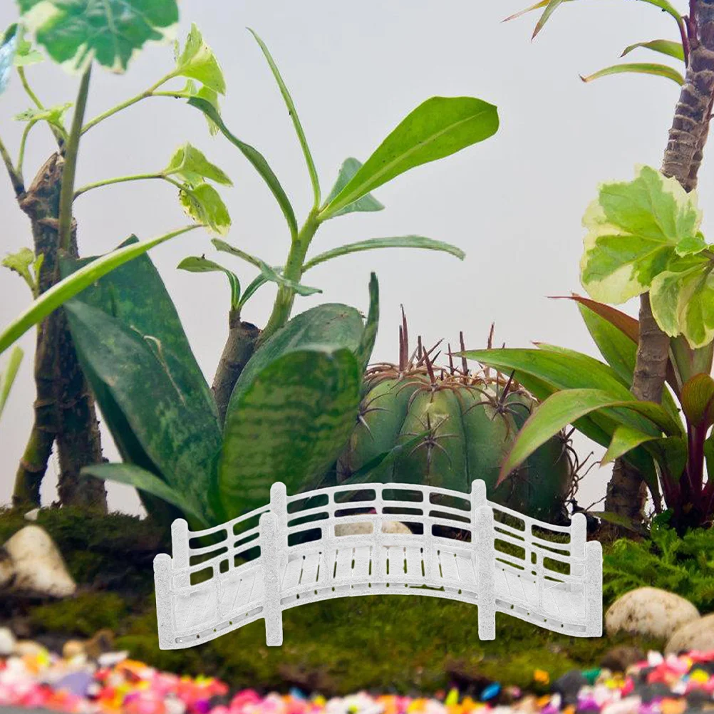 Micro Landscape Bridge Garden Arch Bridges Terrarium Vintage Ornament Miniature Accessories Figurines Pla