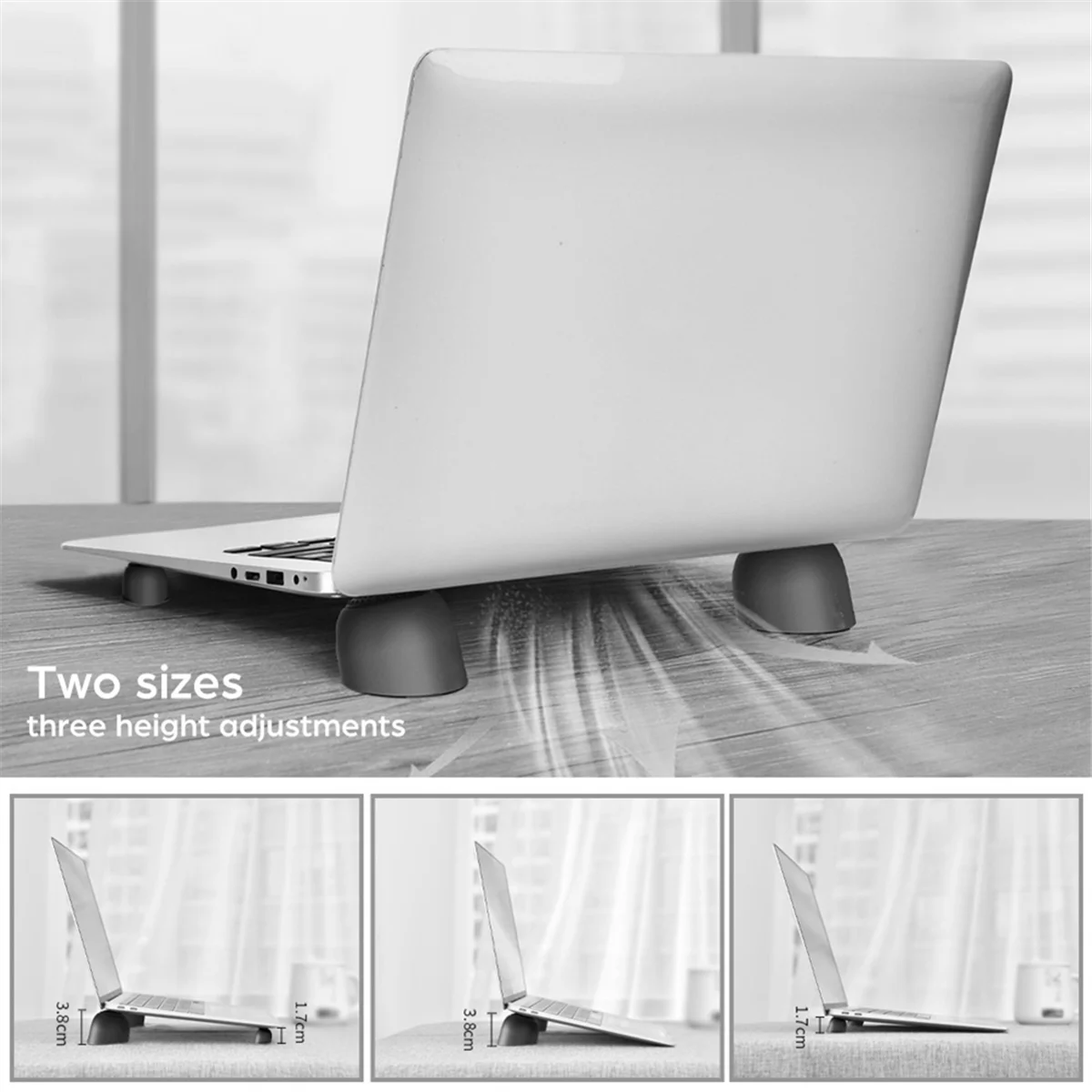 

NEW Portable Laptop Stand Laptop Cooling Stand for Laptops, Tablets Black
