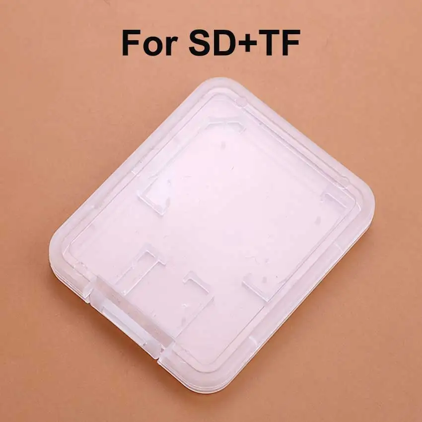 5~20pcs Clear Memory Card Case Stick SD TF CF Card Storage Box Protection Holder Transparent Cover Plastic Phone TF Card Box view 4