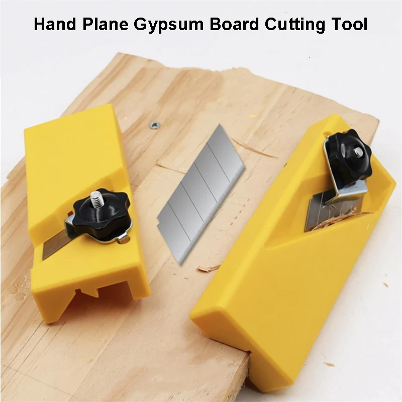 Woodworking Gypsum Board Planer Tools Drywall Edge Chamfer Hand Saw Box Plasterboard Cutter 45° 60° Gypsum Board Hand Planes