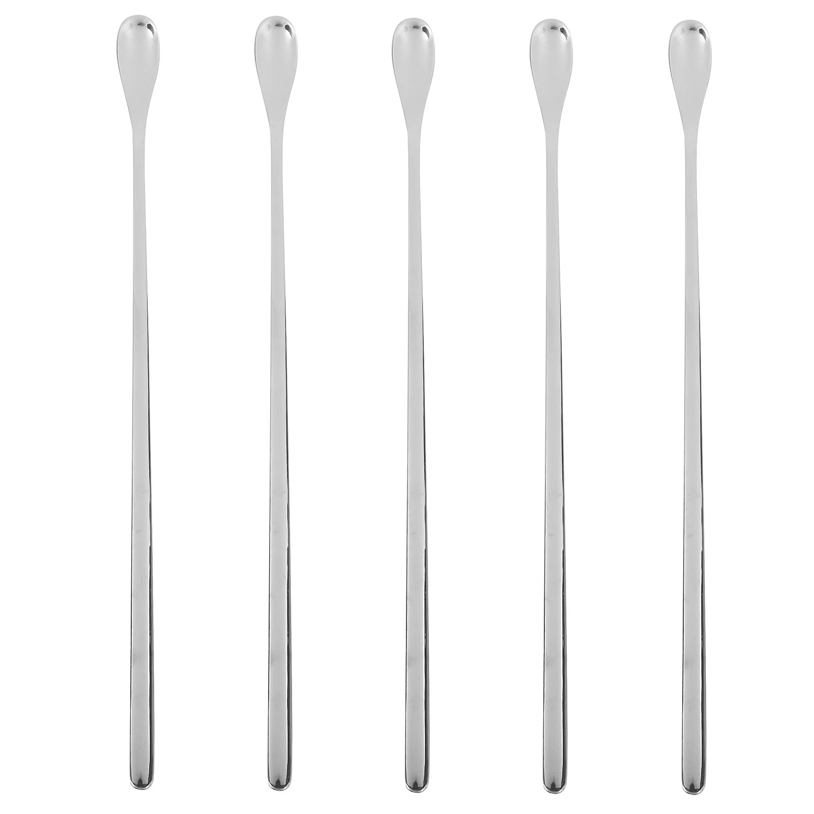 

5Pcs Reptile Food Spoons Long Handle Lightweight Pet Feeding Tool for Lizards Small Animals Reusable Feeding Scoop for Tank