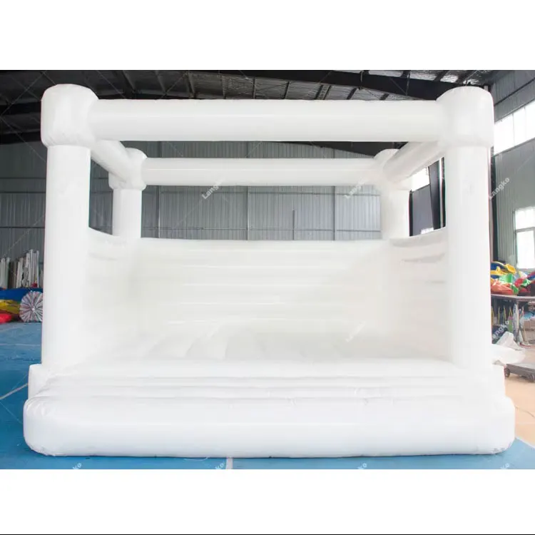 

Party Wedding Inflatable Castle Inflatable Trampoline White Bounce House Children Adult Jump