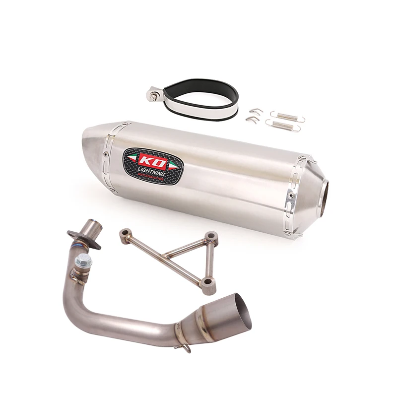 Pro PIAGGIO vespa sprint /primavera 150 2015-2021 motocykl výfuk mid dýmka titanová alloy+stainless ocel s DB vrah