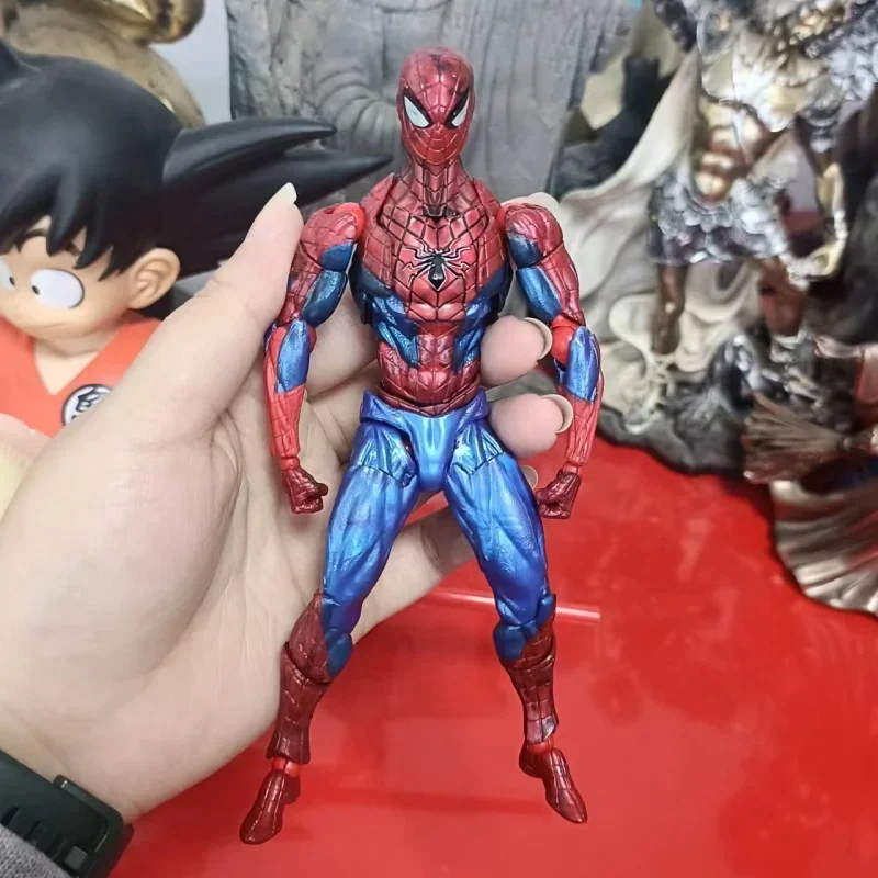 16cm The Avengers Amazing Spider Man 2 Yamaguchi Style Action Figurine Desktop Model Toy Room Decoration Friend Birthday Gifts