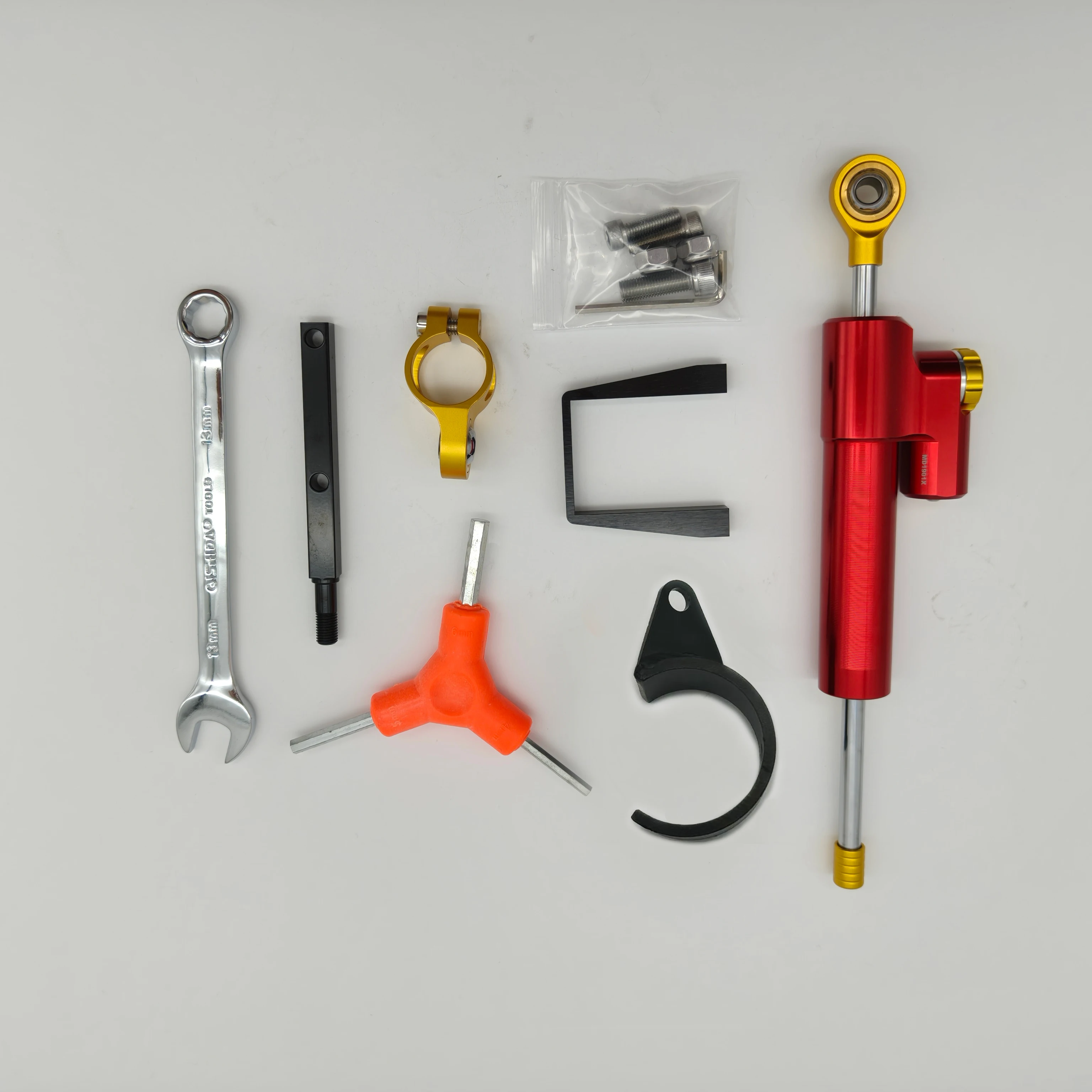 مثبط التوجيه لـ JOYOR سكوتر JOYOR S5 S8S S10S DRAGON SLAYER TEEWING S10 رفض الموت المتذبذب المقود سوينغ #6