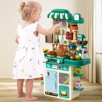 Kinder spielen jede Küche Spielzeug Set Baby Simulation Küchen geschirr 3 Jahre alt 4 Jahre alt Kochen Kochen Mädchen Jungen