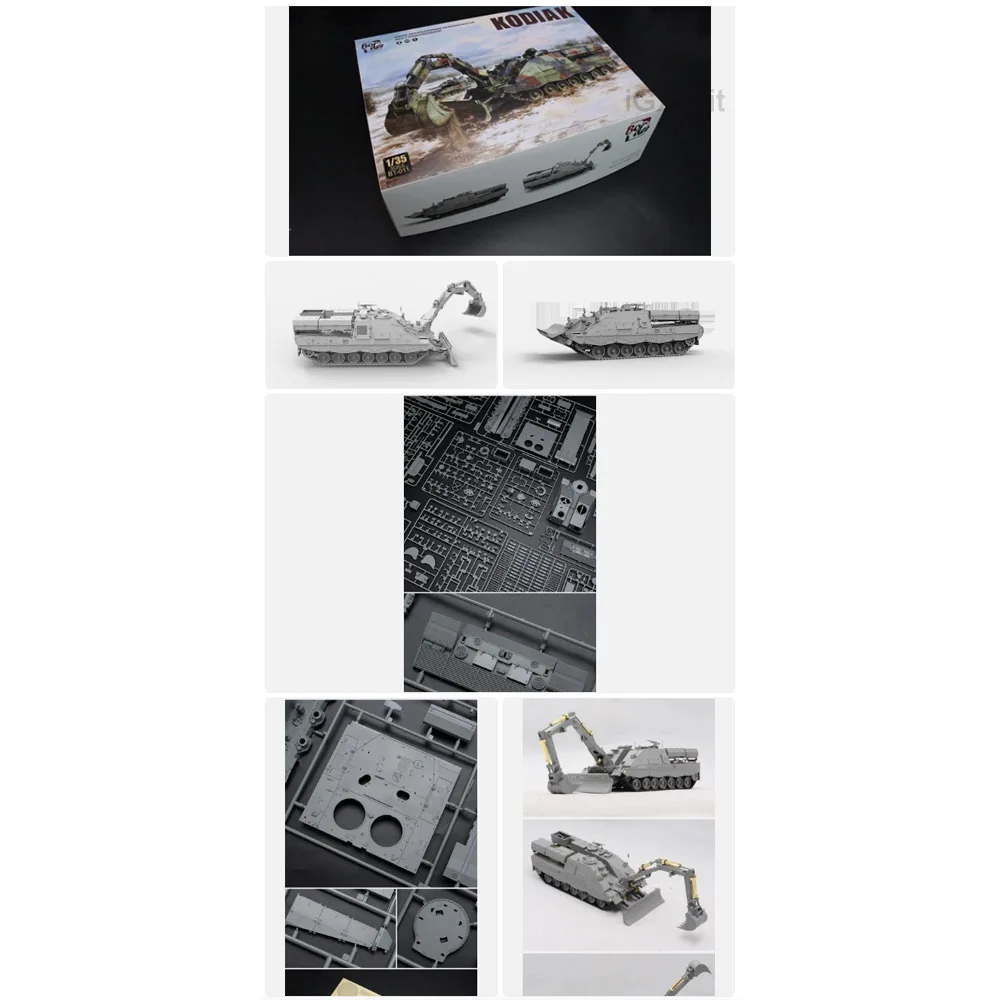 

Border BT011 1/35 Scale Kodiak Swiss Series German Demonstrator EV3 EV-3 Pionierpanzer Vehicle Plastic Model Building Kit Hobby