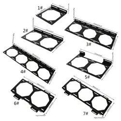 Custodia da tavolo fai da te 120 240 360 480 staffa esterna raffreddata ad acqua del radiatore 12cm 14cm staffa di fissaggio per conversione di raffreddamento della ventola