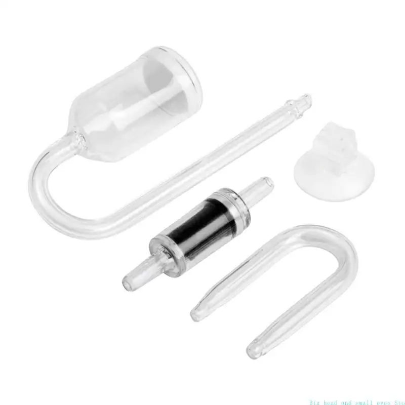 581C CO2 Diffuser Kits U Glass for Aquarium Planted for Tank Creates R