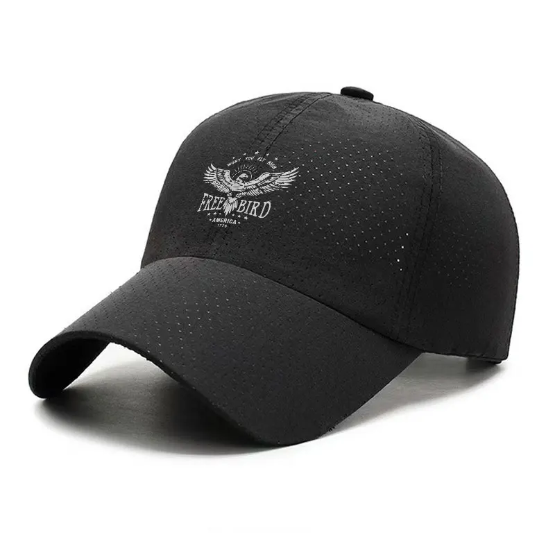 Freedom Bird Quick Dry Baseball Cap Lightweight Breathable Adjustable Unisex Hat