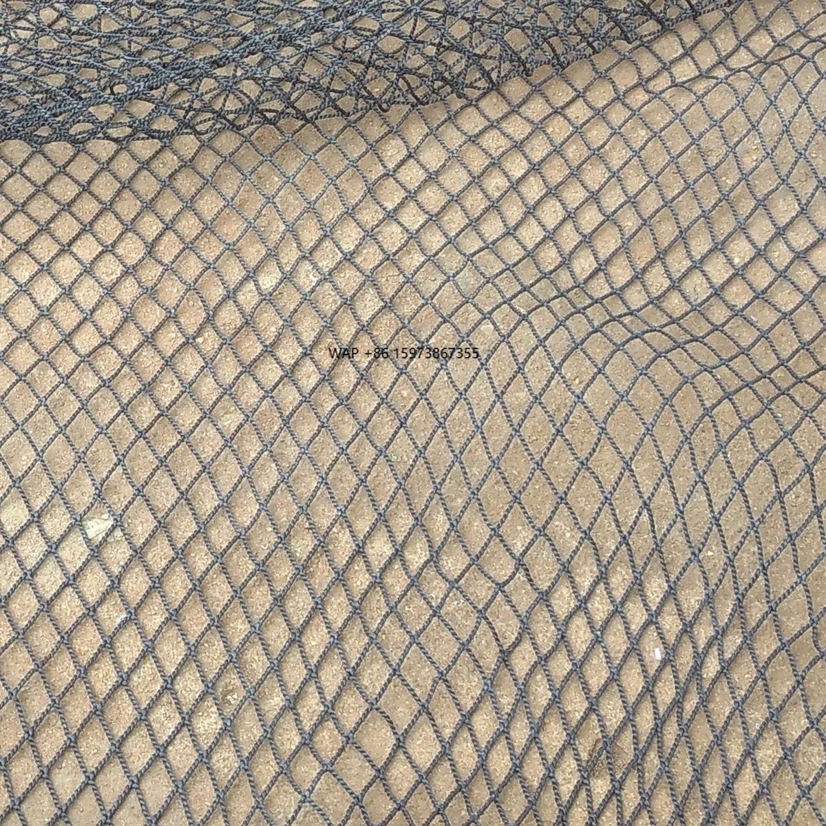 

HDPE braided twine Large PE aquaculture traps High strength knotless fishing nets