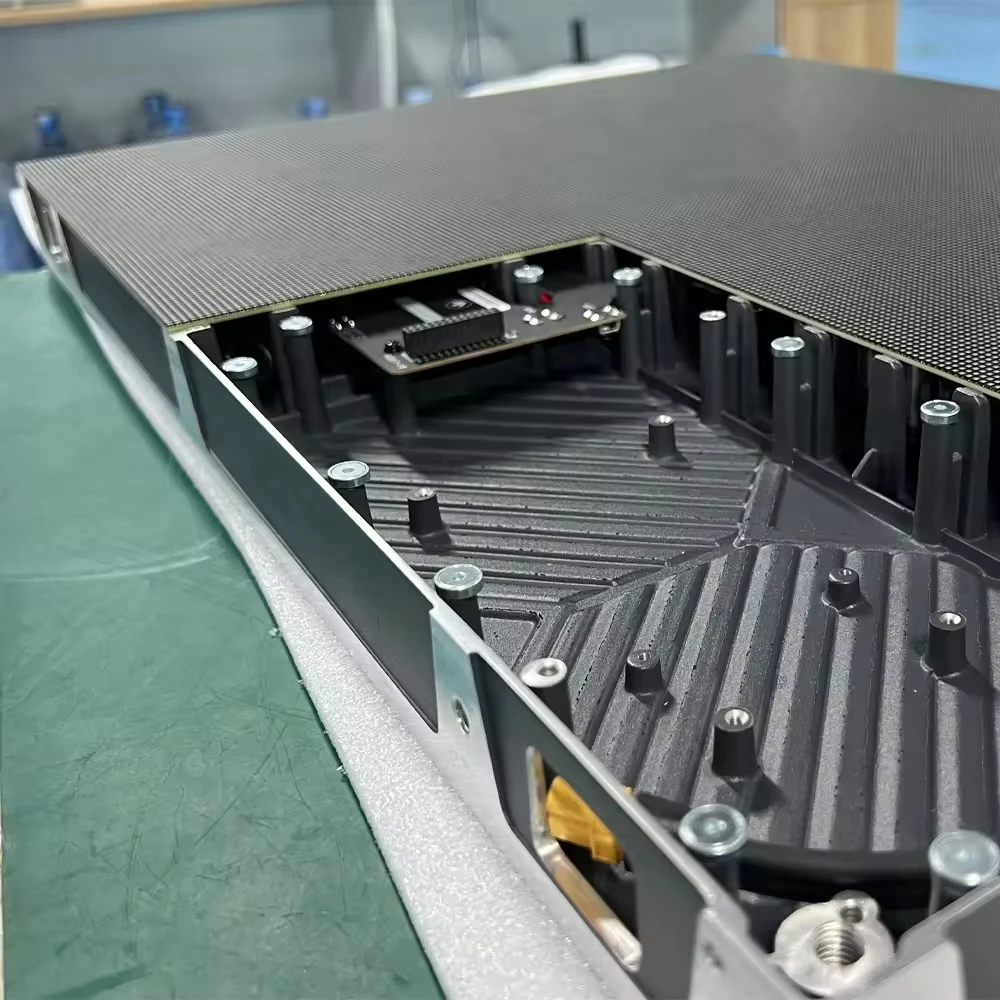 Pantalla de visualización LED interior de mantenimiento frontal a todo Color HD de pared de vídeo fija para interiores P1.25 P1.53 P1.8 P2 P2.5 pantalla de Panel LED