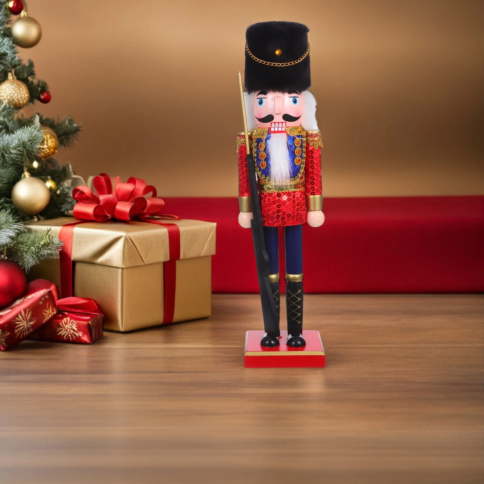 

Christmas Nutcracker Tree Ornament Figure Puppet Hanging Decor Figures Scales Figurine