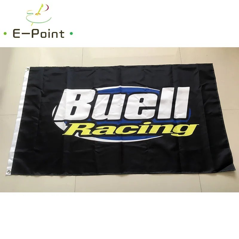 Buell Racing Flag 3ft*5ft (90*150cm) Size Christmas Decorations for Home Flag Banner Indoor Outdoor Decor HYK023