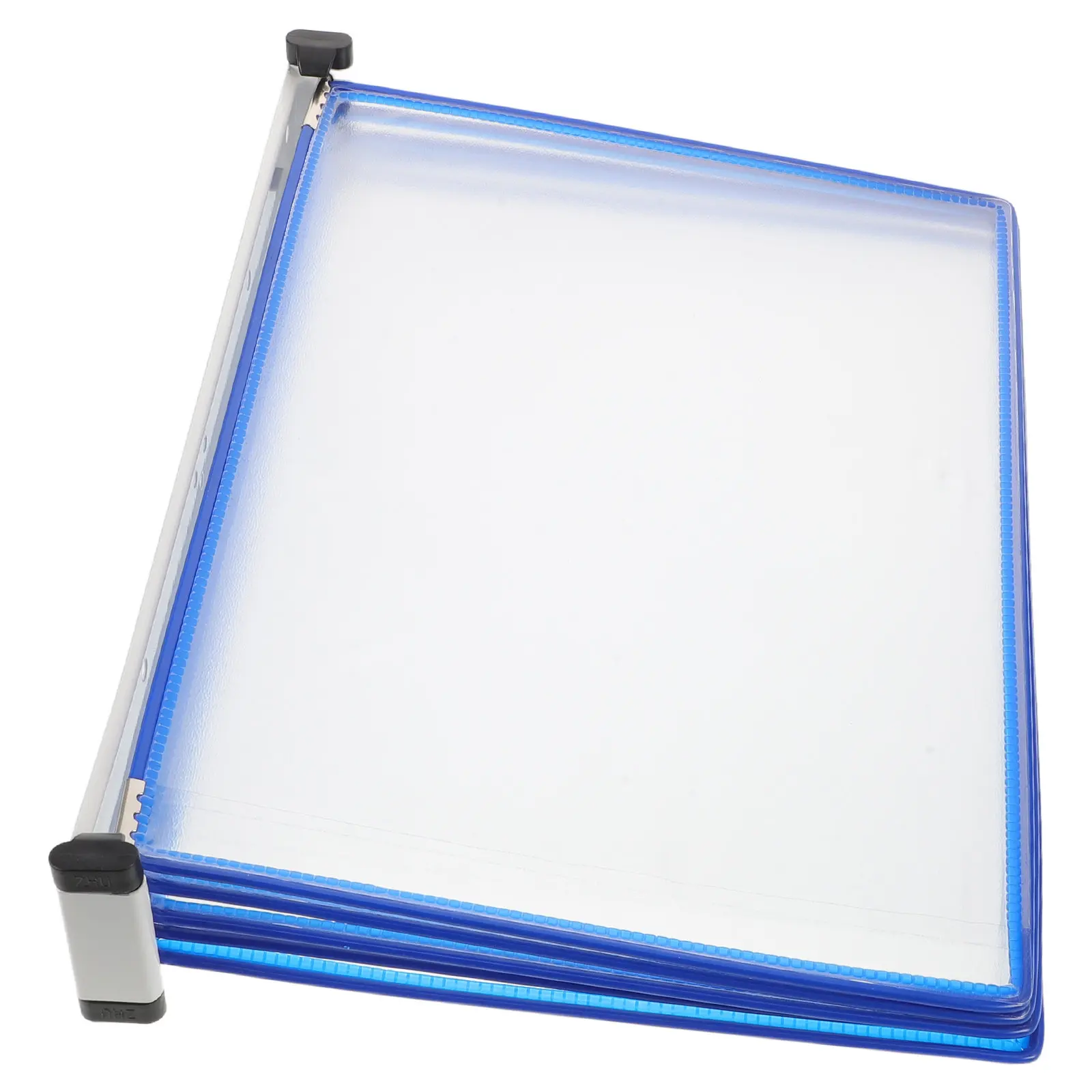 Wall Mounted Document Display Rack 5 Easy-Access Panels Office Binder Rack Reference Display Panels Wall Mounted File Folder
