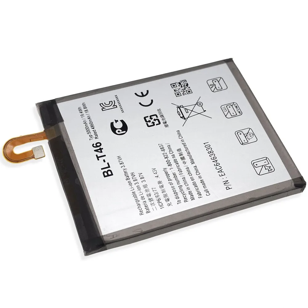 BL-T46 2pcs For T-Mobile LG V60 ThinQ 5G LMV600TM LM-V600TM Replacement Battery