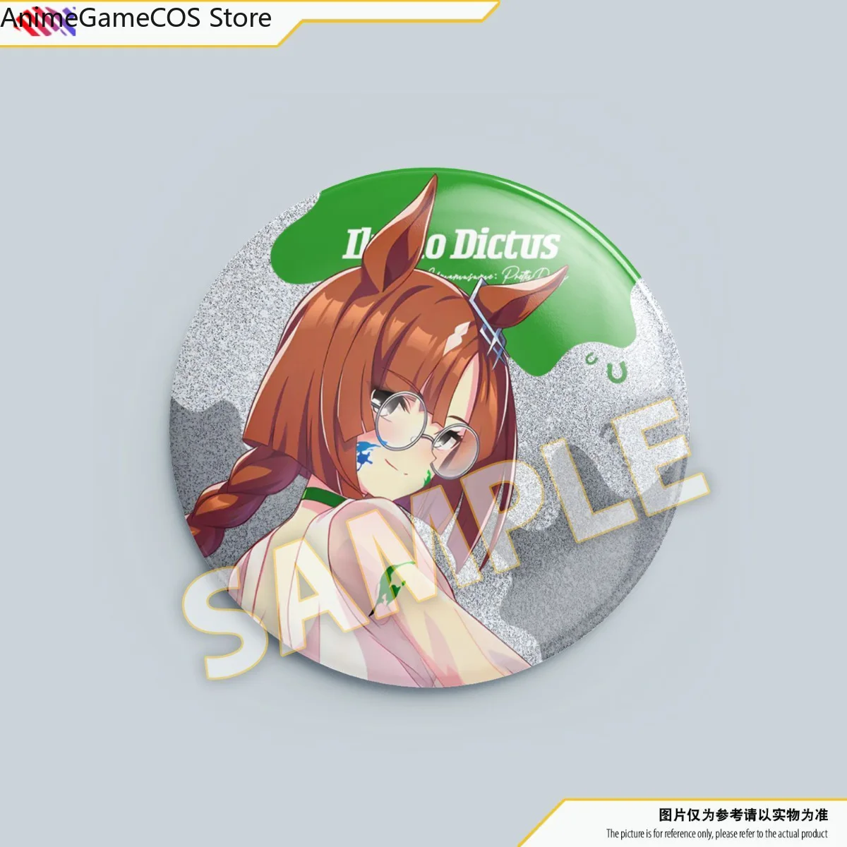 Anime Uma Musume Pretty Derby Twin Turbo Nice Nature T.M. Opera O Tin Badge Cartoon Brooch Backpack Decor Birthday Gift Cosplay