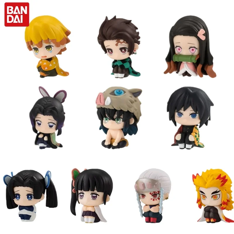 

BANDAI Anime Demon Slayer Tsuyuri Kanao Uzui Tengen Action Figure Model Toys Genuine Collectible Gashapon Gift