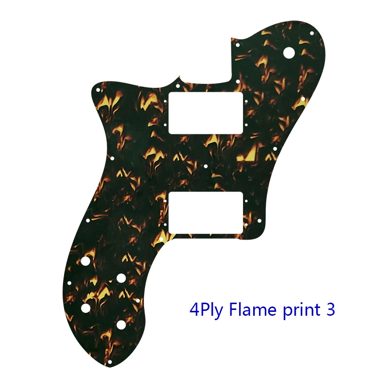 Fei Man Custom Guitar Parts - For Left Hand US Fd 72 Tele Deluxe Reissue Guitar Pickguard Replacement Multicolor Choice