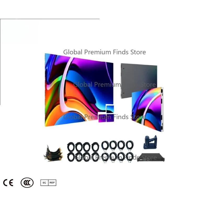 4K Ultra-thin Indoor LED Video Wall: 600×337.5mm Modules with P0.9/P1.25/P1.56 Mic-ro-pitch Panels