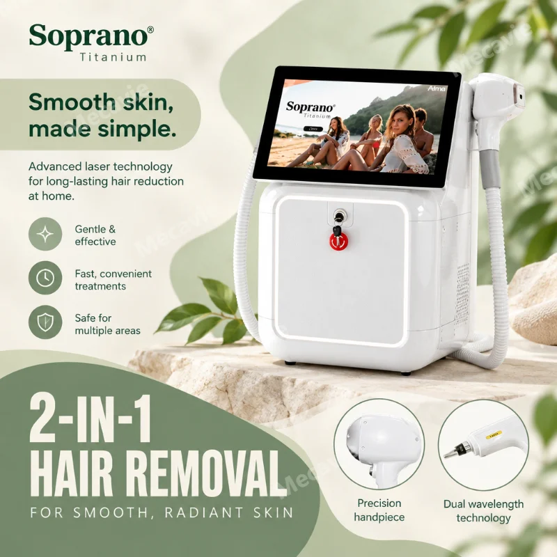 2026 New Desktop 2‑In‑1 Diode Laser System 808nm Professional Hair Reduction Picosecond Laser Pigment Tattoo Removal Instrument