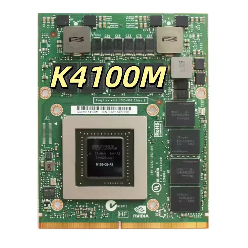 Quadro K4100M GDDR5 4GB N15E-Q3-A2 Graphics Video Card With X bracket Flashed VBIOS For iMac A1312 27-inch 2010 2011 Year K4100