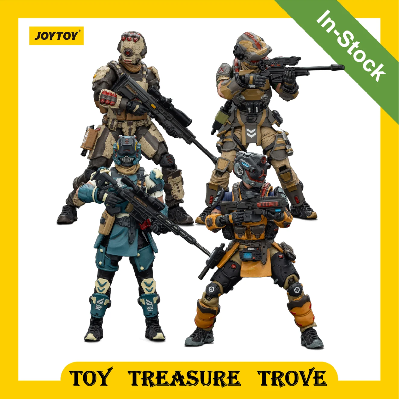 

[In stock] 1/25 JOYTOY Action Figures UNSC Sniper 4pcs Set Model Toy