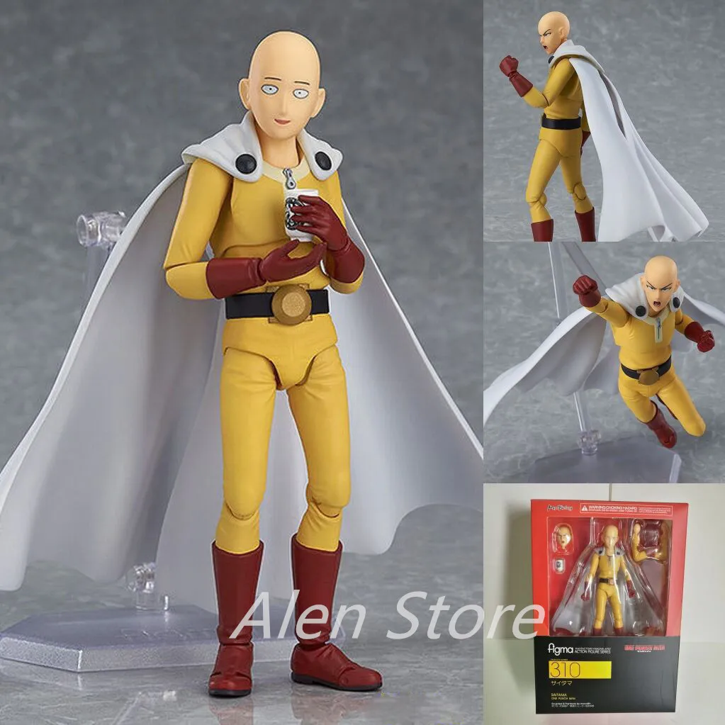 ONE PUNCH-MAN Saitama Figma 310 Articulated Boxed Figure Doll Decoration 14cm