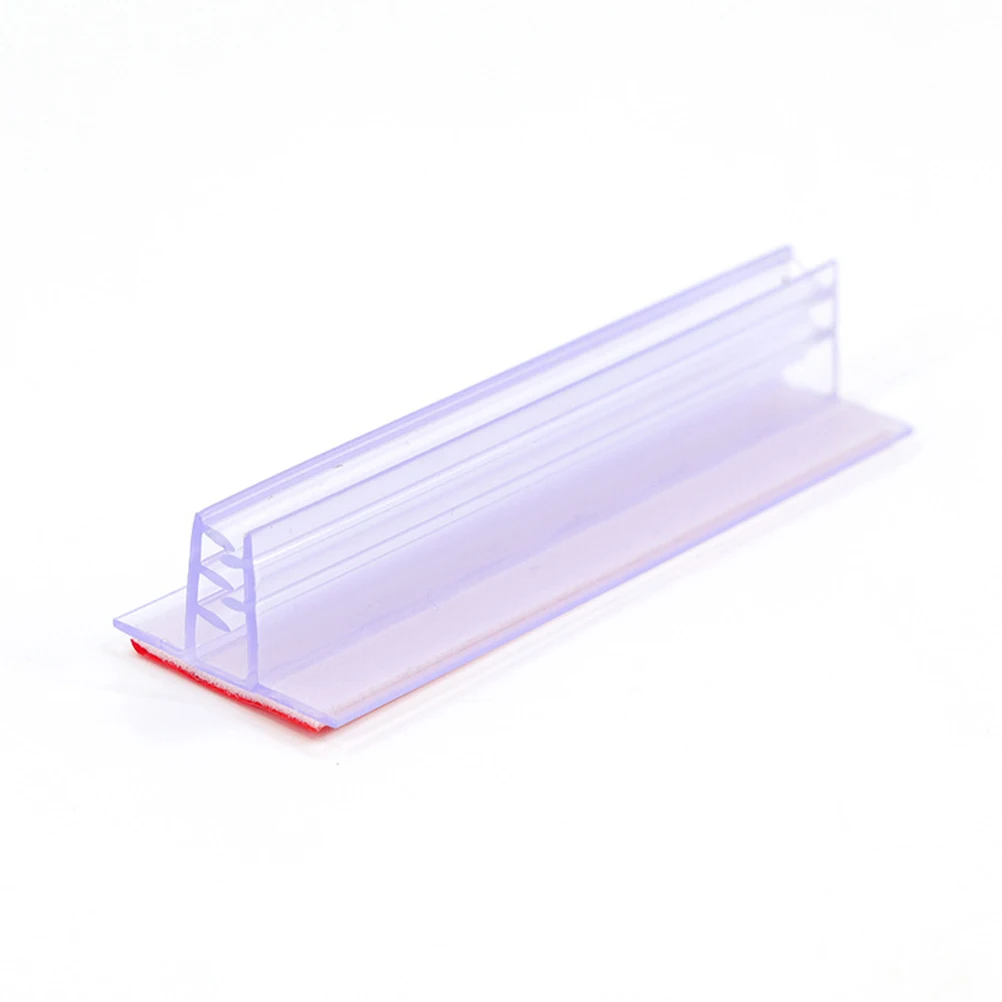 

15pcs Sneeze Guard Holder Self-Adhesive Pvc Sign Stand Name Tag Display Poster Board Support Place Card Tabletop Base Tag Clips