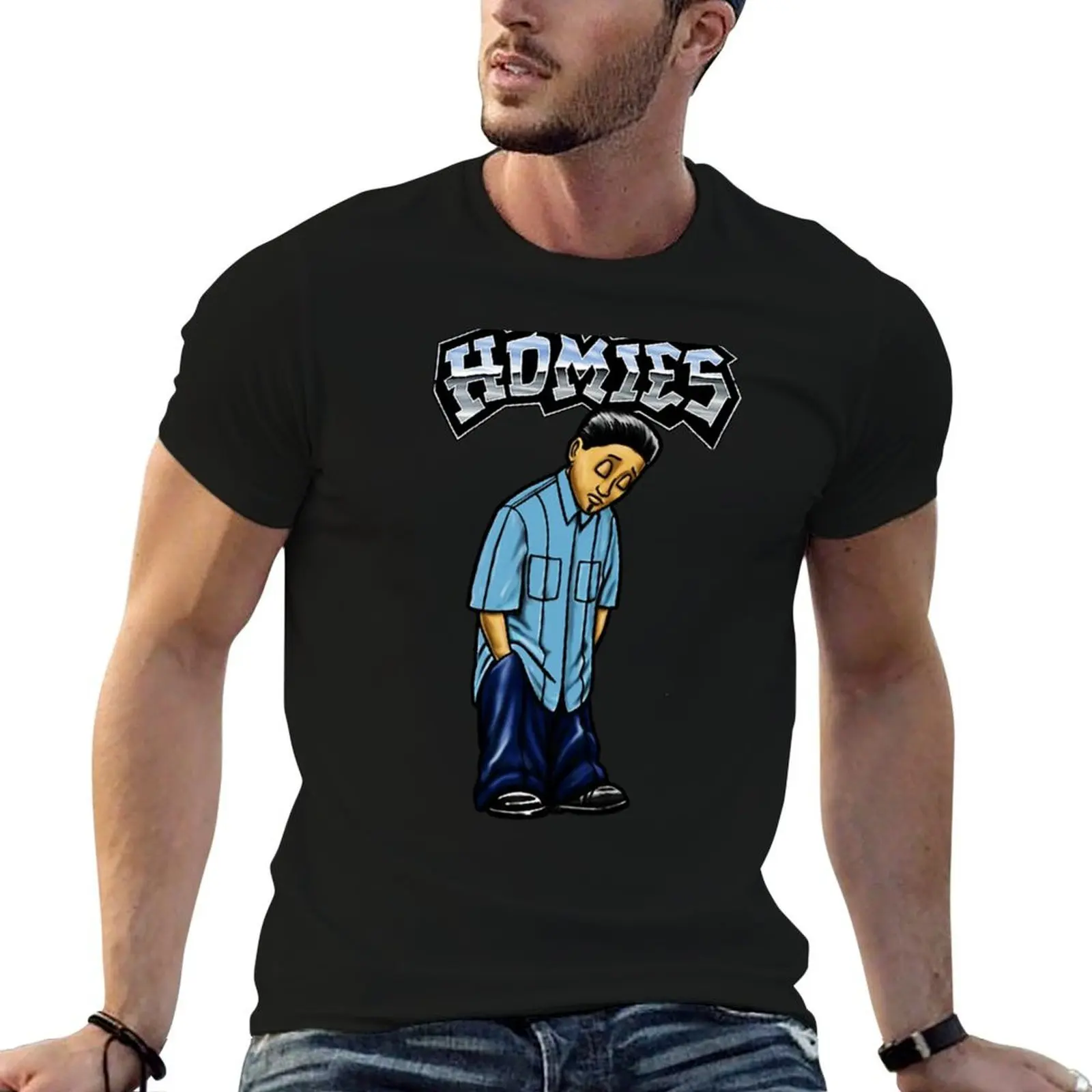 

t shirts fit slim anime shirts for men 100% T-Shirt man cotton shirt oversize t t homies Lil