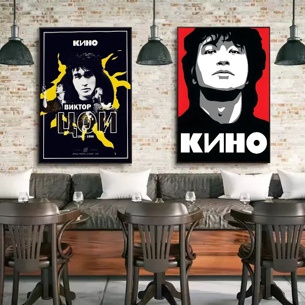 الرجعية فيكتور تسوي خمر الجدار ملصق فني غرفة المعيشة بار مقهى غرفة نوم مكتب غرفة نوم المنزل جدار قماش اللوحة الزخرفية #1