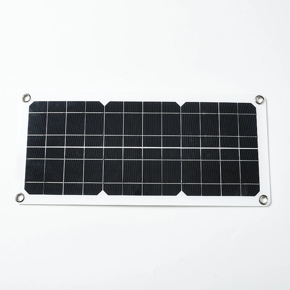 

For Camping Solar Battery Charger Portable Solar Charger Outdoor Use Monocrystalline Silicon Easy Installation