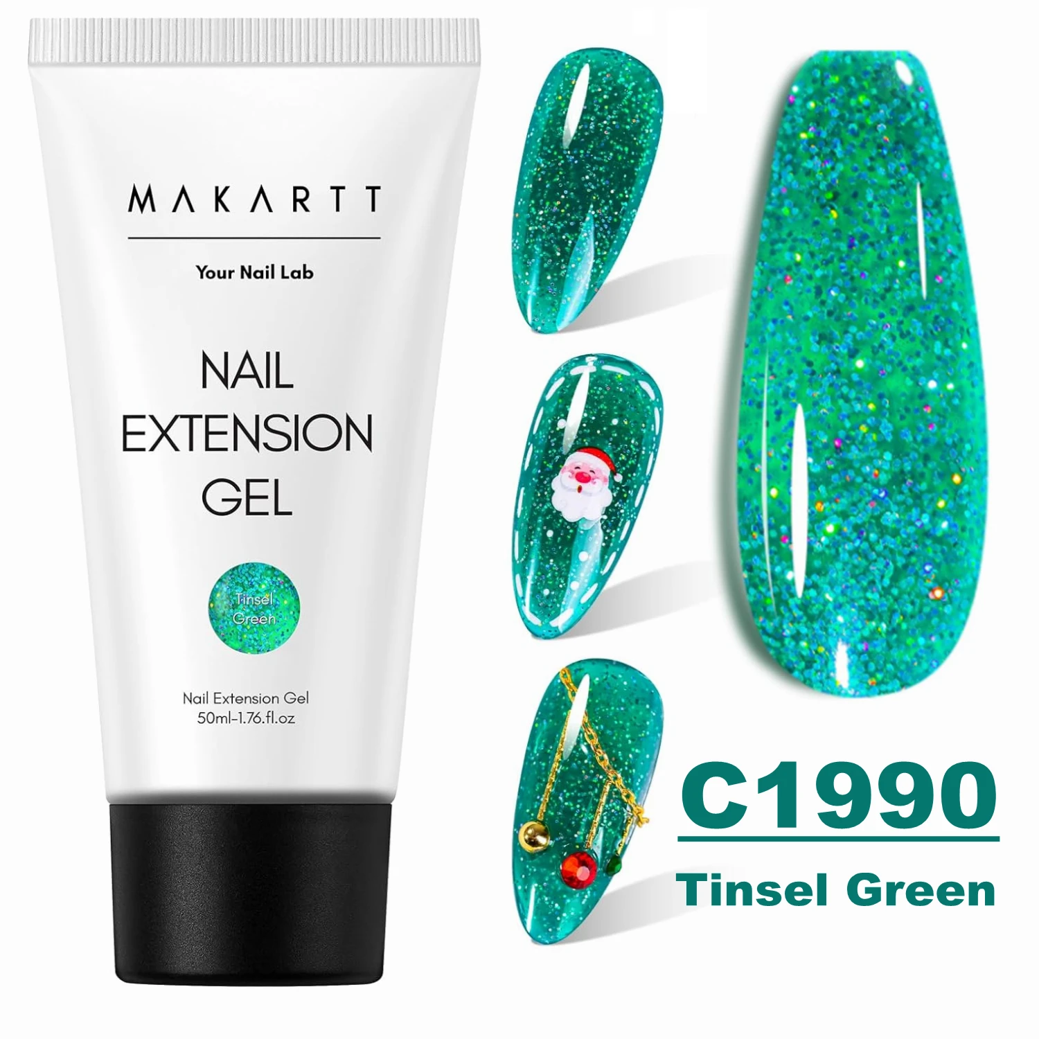 Makartt Poly Nagelverlengingsgel 50ML Roze Transparant Wit Blauw Acryl Nagelgel Trendy Nagelkunst Design Franse Manicure Voor Beginners