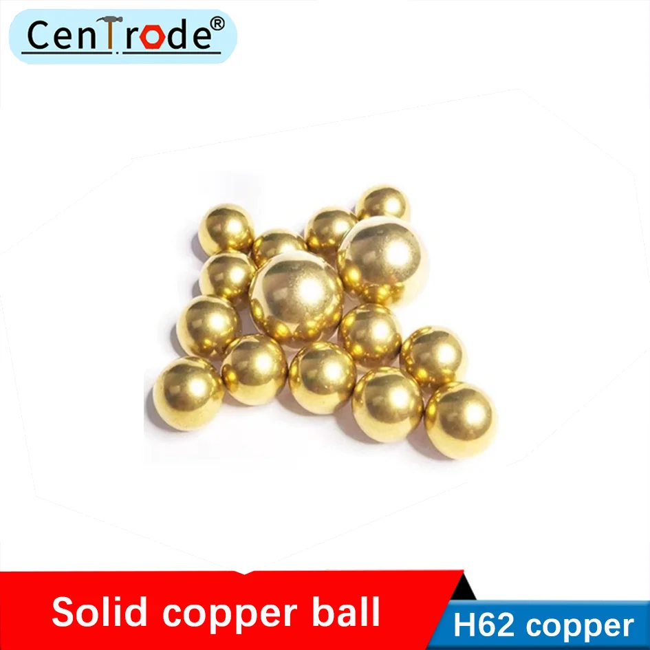 H62 Solid All Brass Precision Ball 1/1.8/2/2.5/3/3.5/4/4.5/5/6/7/8/9/10/12mm~60mm High-precision Copper Bead