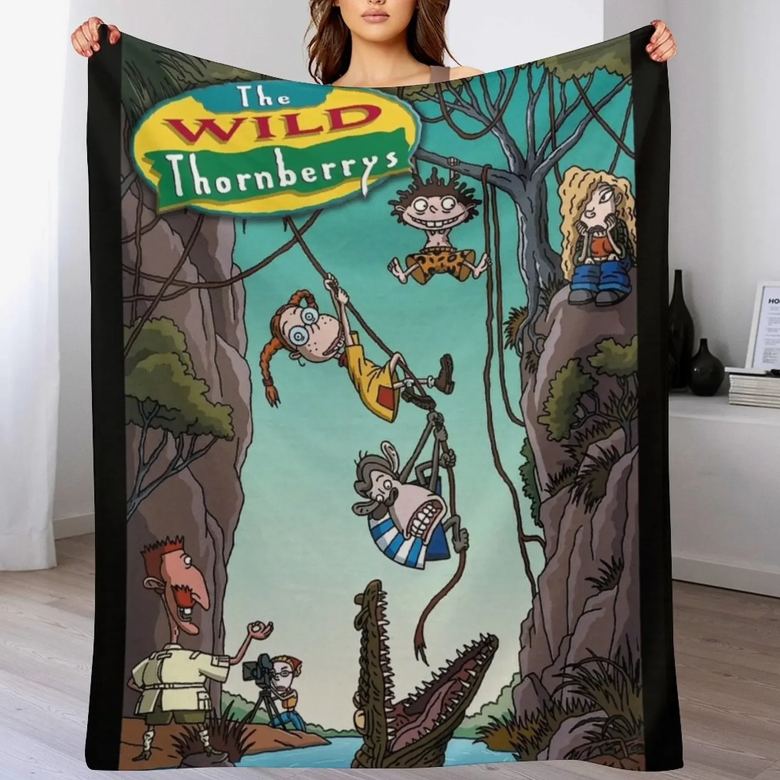 

The Wild Thornberrys Throw Blanket Kid'S halloween For Decorative Sofa manga Blankets