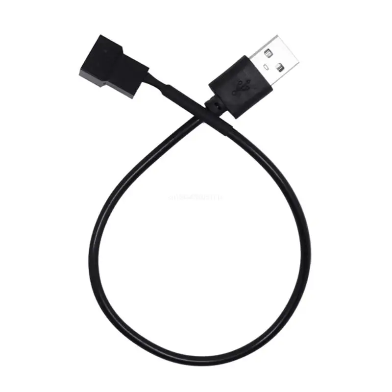 USB sang 4Pin Máy Tính cho Ốp Lưng Khung Xe Quạt CPU Điện Cáp 2464 22AWG DropShipping