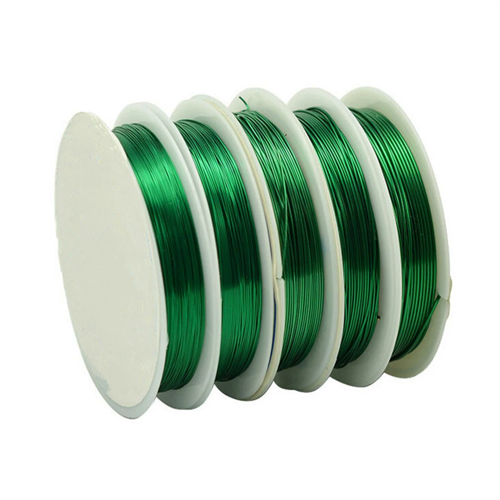 

Iron Wire for Jewelry Beads String Craft Floral Wreaths Materials Flower Arranging Bouquets Accessories Durable Color Reusable