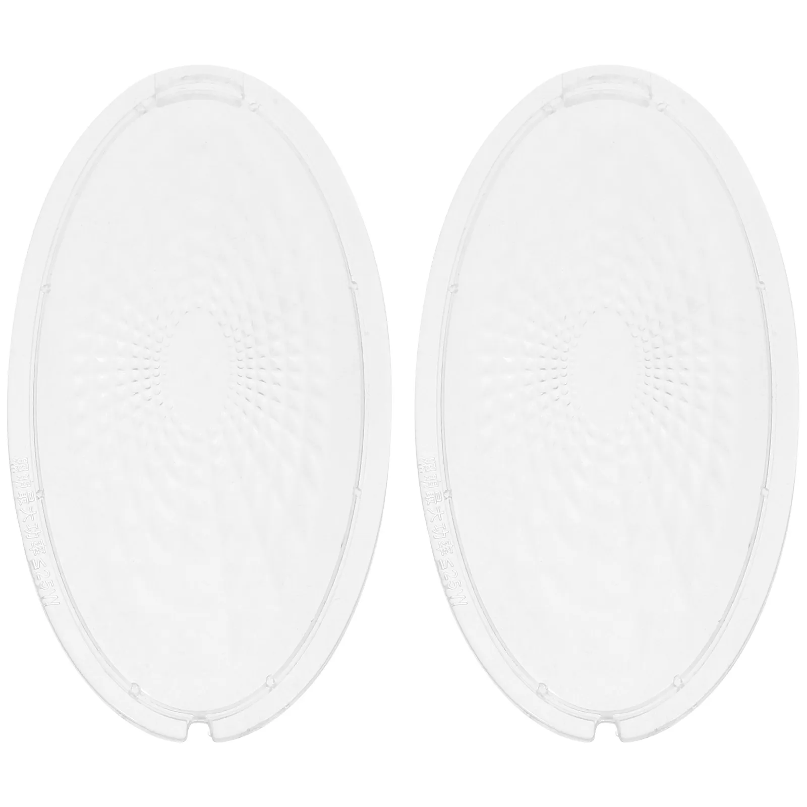 1 Pair Clear Range Hood Lampshade For Kitchen Range Hood Lamps Cover Replacement Transparent Light Lens Cover Kitchen Accessory