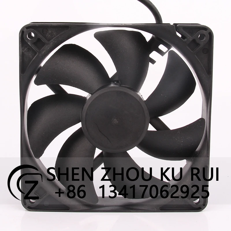 Kipas pendingin casing EFC0252B2-Q01U-S9D untuk SUNON DC24V dc12025 12CM 4 kawat kontrol suhu sentrifugal