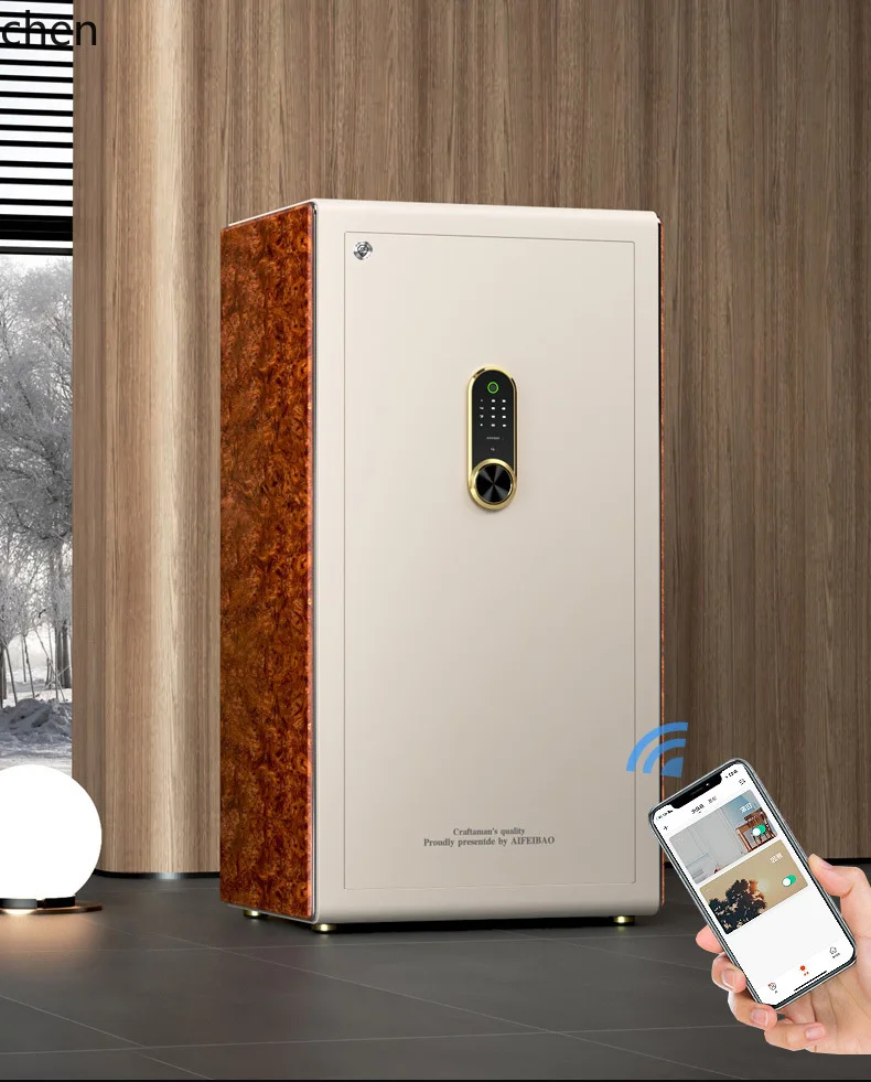 

HTT3C цельнометаллический 100 см домашний противоугонный сейф пароль от отпечатков пальцев национальный стандарт аутентификация распознавание лиц интеллектуальное