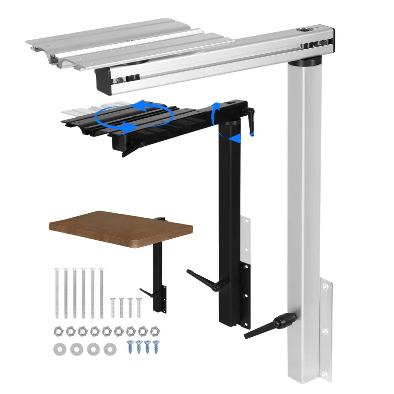 

RV Removable Table Leg Height Adjustable Table Legs 100IBS Heavy Duty 360° Rotation Lightweight for Caravan Motorhome Yachts