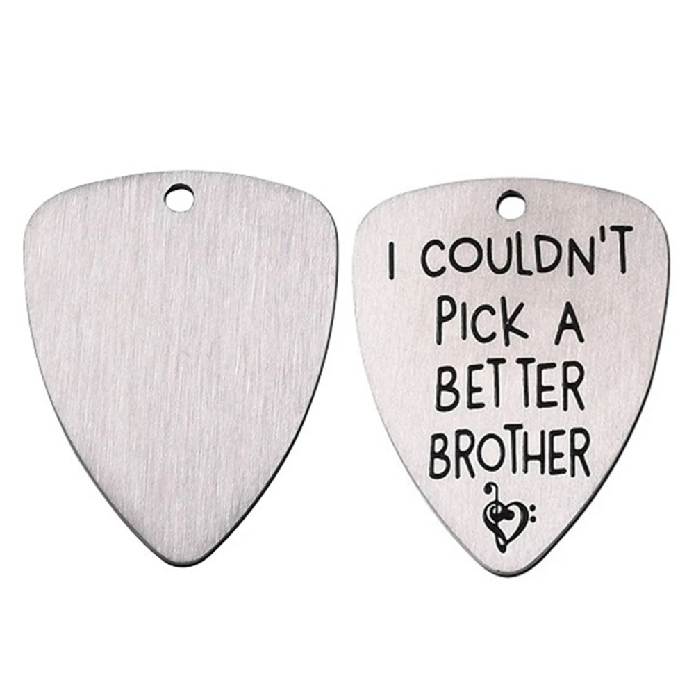 

Guitar Film Titanium Steel Pick Musical Instrument Accessory Lettering Ukulele Carved