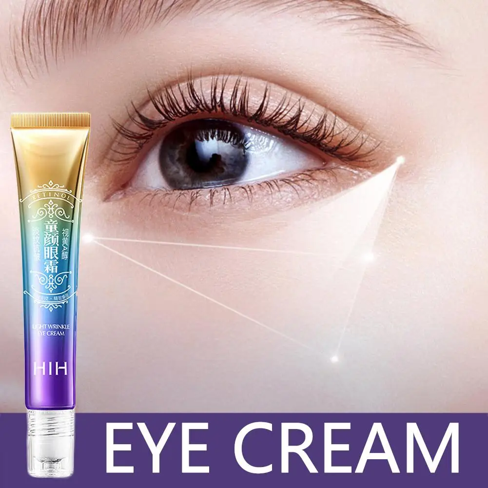 Retinol Anti-Wrinkle Eye Cream For Women Fades Fine Lines Anti Dark Circles Eye Serum Remove Eye Bags Puffiness Eye Care Z2I2