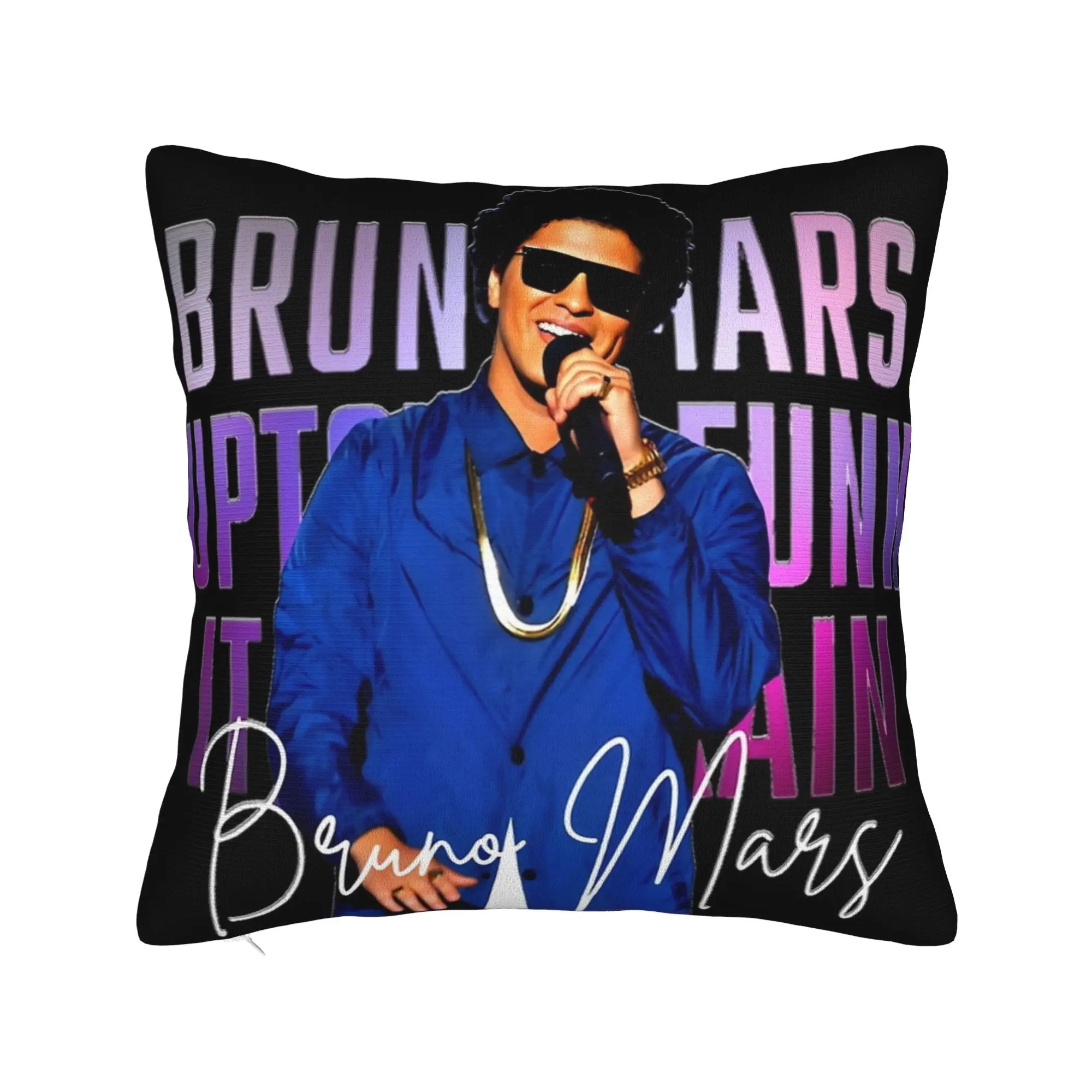 Bruno Mars Romantic Tour 2026 Pillow Cover Merch Soft Cushion Cover Decorative  Throw Pillow Case Cover Home Multi Size
