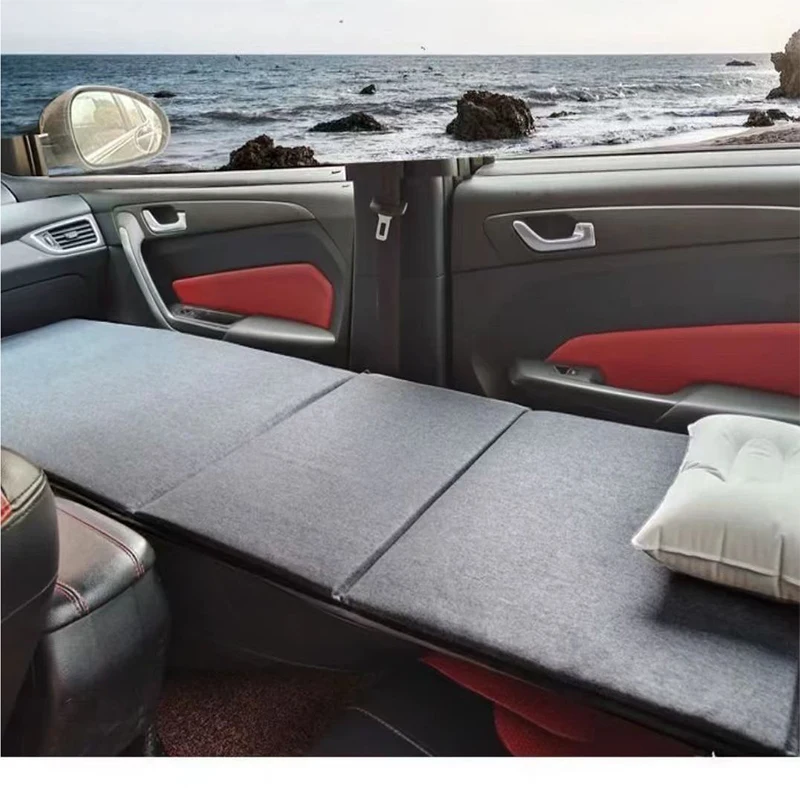 Non-inflatable Foldable Portable Vehicle Travel Bed Car SUV With The Passenger Seat To The Bed Comfortable Sleep Driving