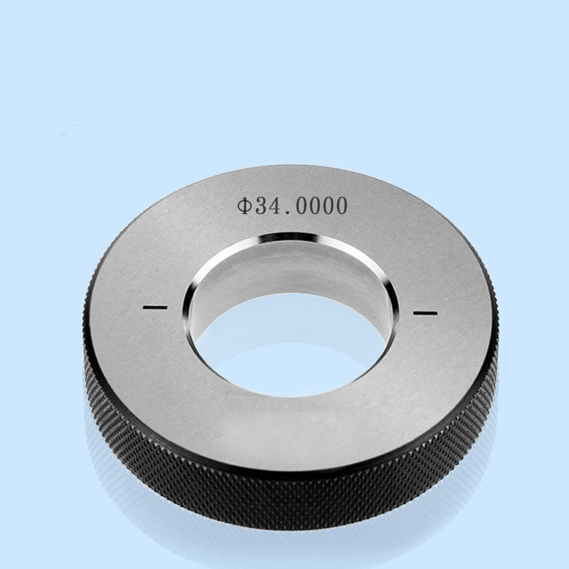 1 Stück Φ 1mm-60mm metrische glatte Ring lehre auf dem Tisch Überprüfen Sie das nicht standard mäßige Messwerk zeug mit doppelter Leitung
