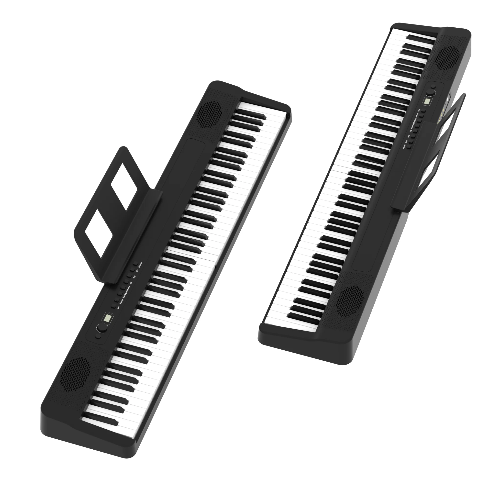 Best selling folding piano wholesaler price with LCD screen foldable musical instrument  pedal set high quality