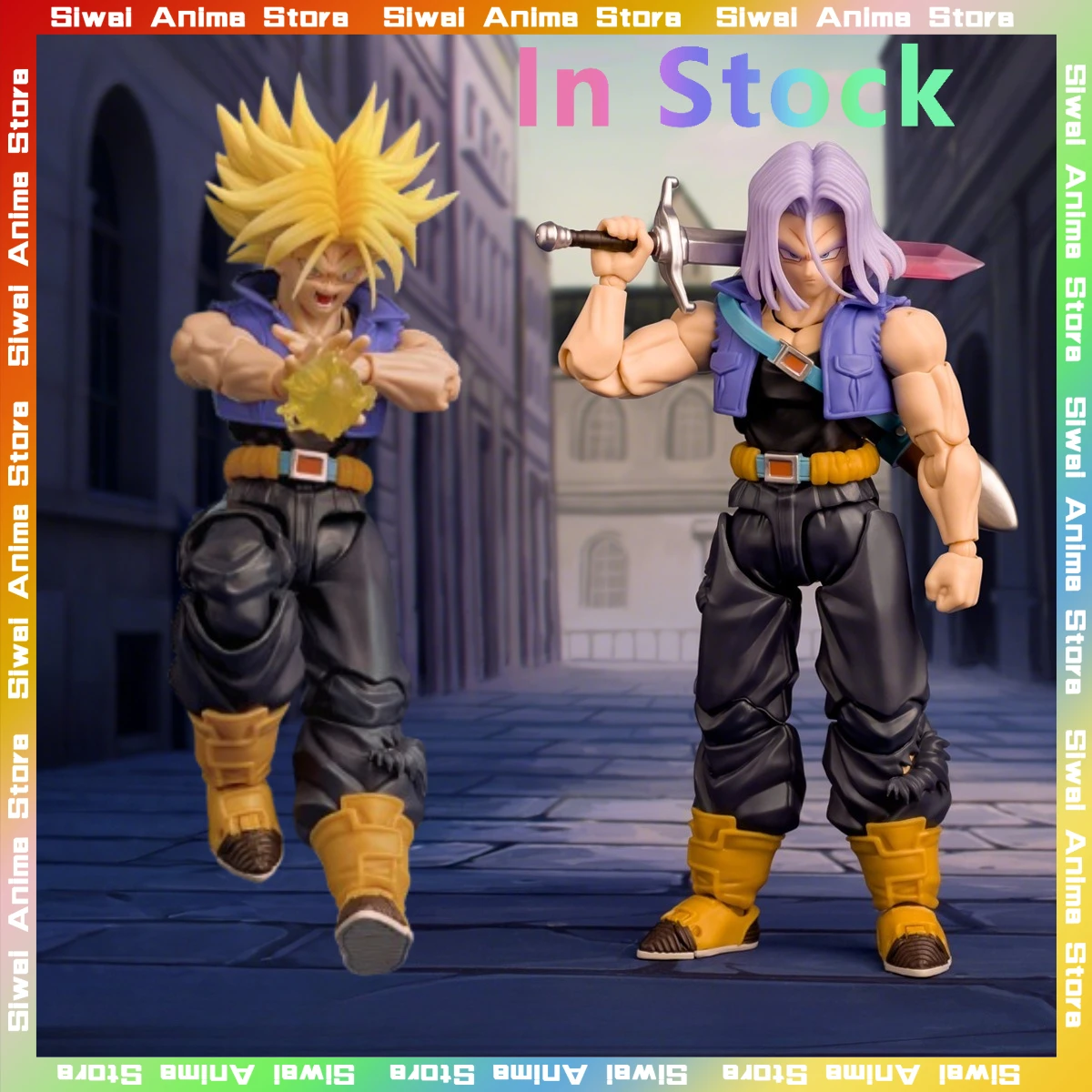 

Demoniacal Fit Dragon Ball Z Super Saiyan Future Trunks Film Version S.H.Figuarts Аниме Фигурка Модель Игрушки Коллекция Подарок